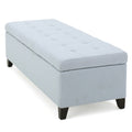 Storage Ottoman Natural Fabric
