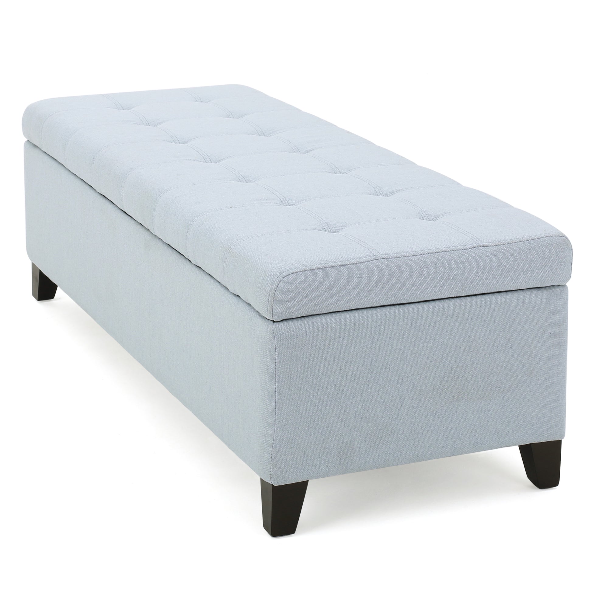 Storage Ottoman Natural Fabric