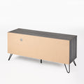 Tv Cabinet Grey 39 Inches Or Less Particle Board