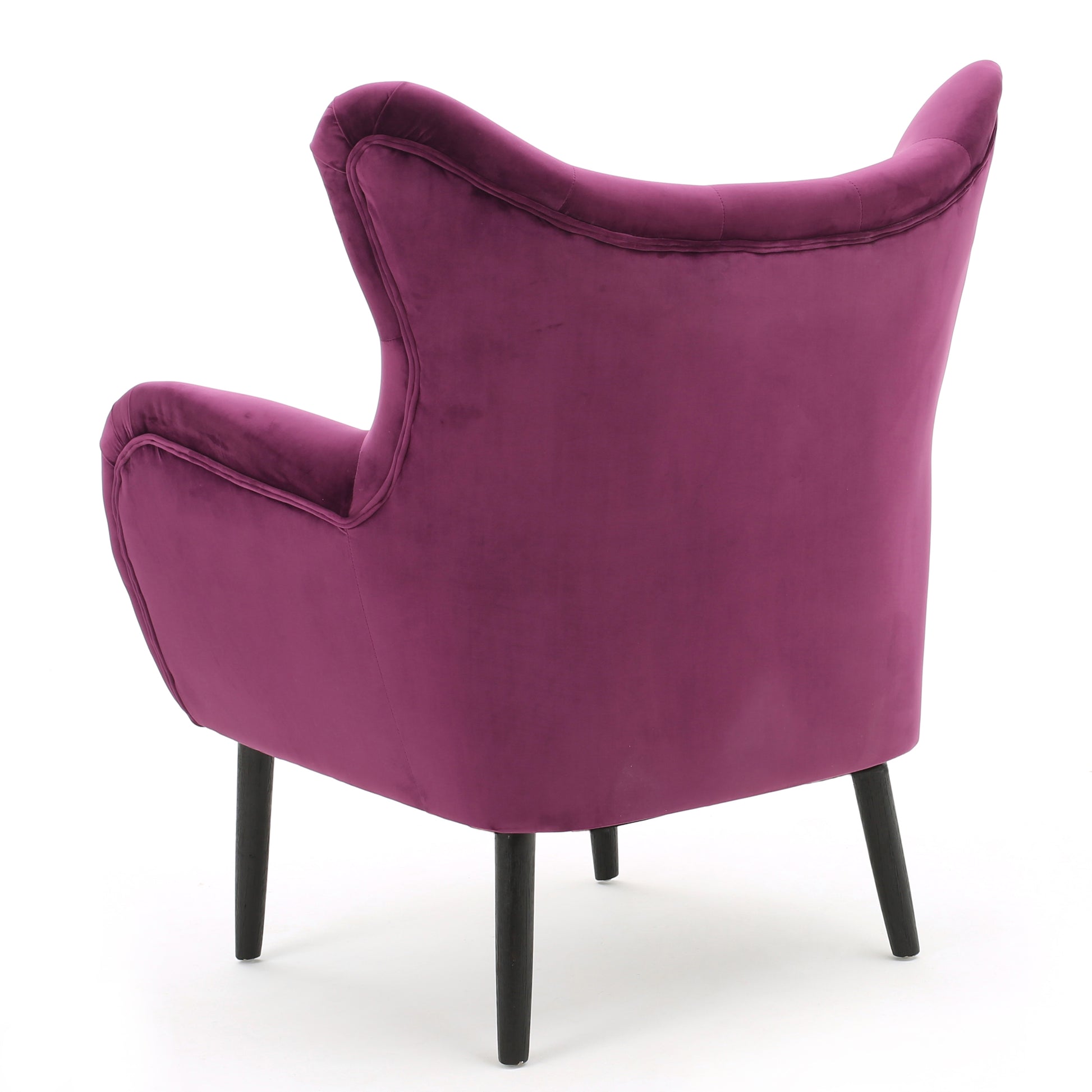 Arm Chair Fuchsia Velvet