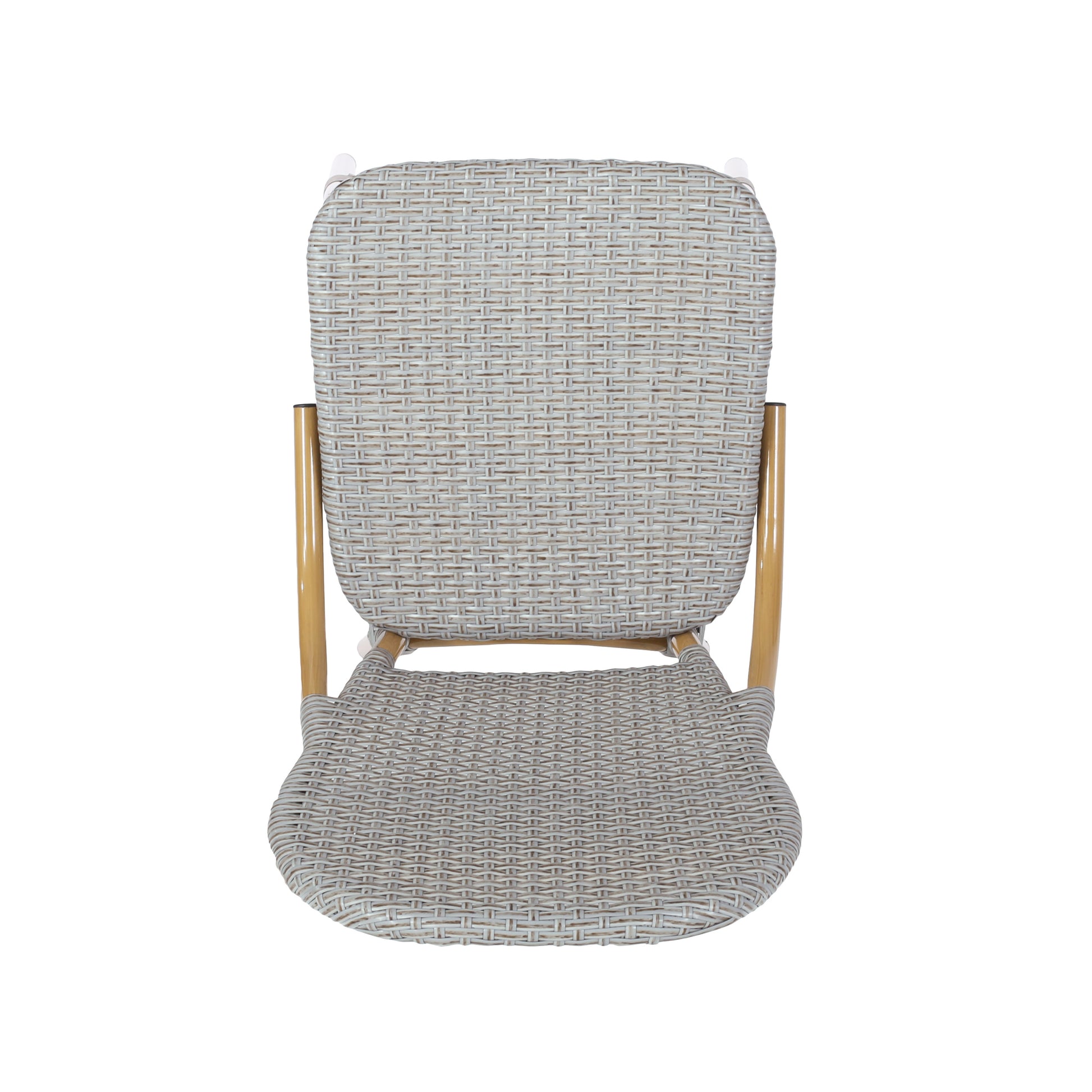 Arthur French Bistro Chair Natural & Light Brown Aluminium