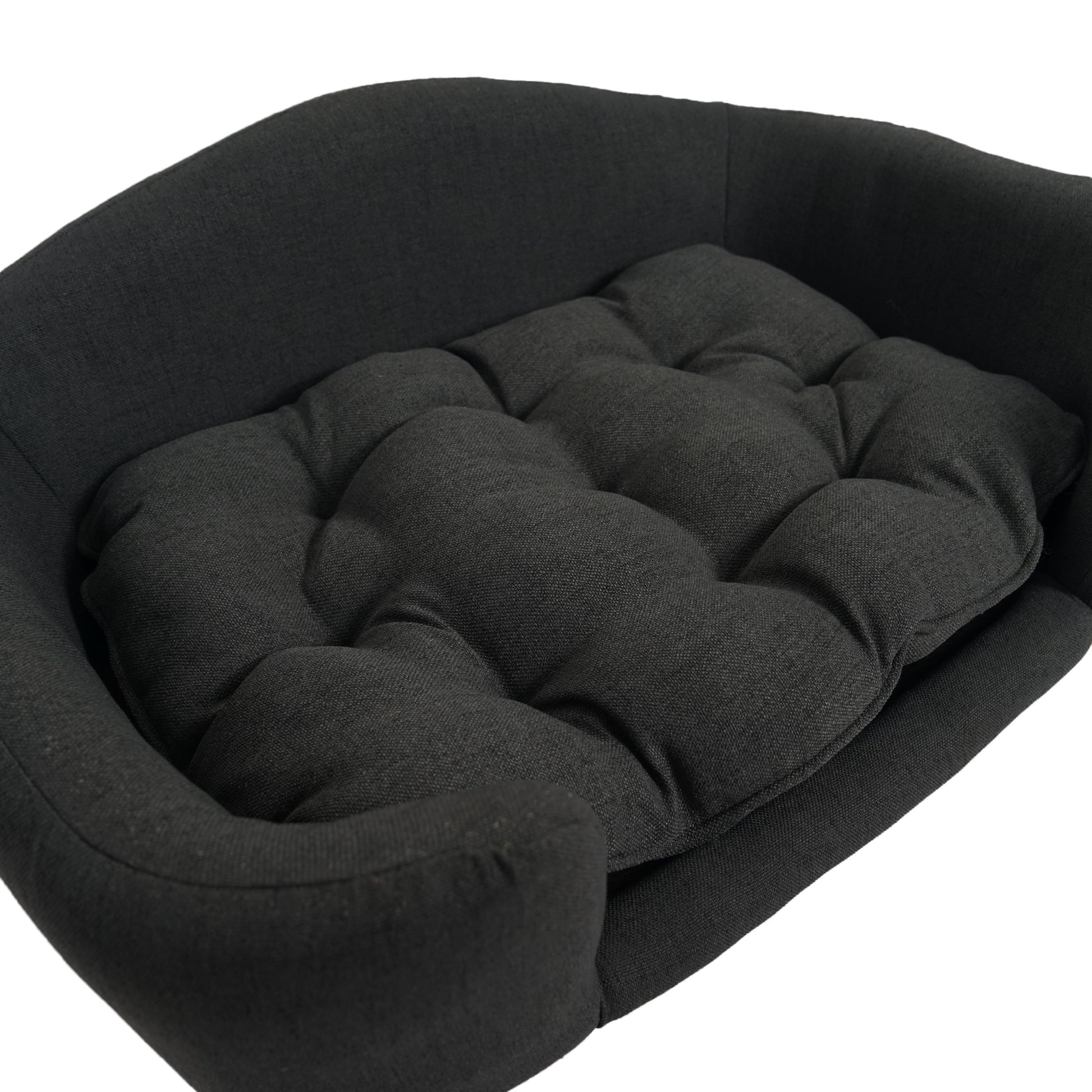 Dog Bed Dark Gray Fabric