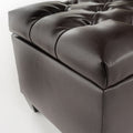 Glouster Storage Ottoman V2 Brown Pu