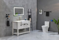 Bathroom Led Mirror Is Multi Functional And Each Function Is Controlled By A Smart Touch Button. White Aluminium