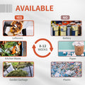 Tumbling Compost Bin Outdoor 360 Dual Rotating Composter 43 Gallon, Orange Orange Steel
