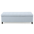 Storage Ottoman Natural Fabric