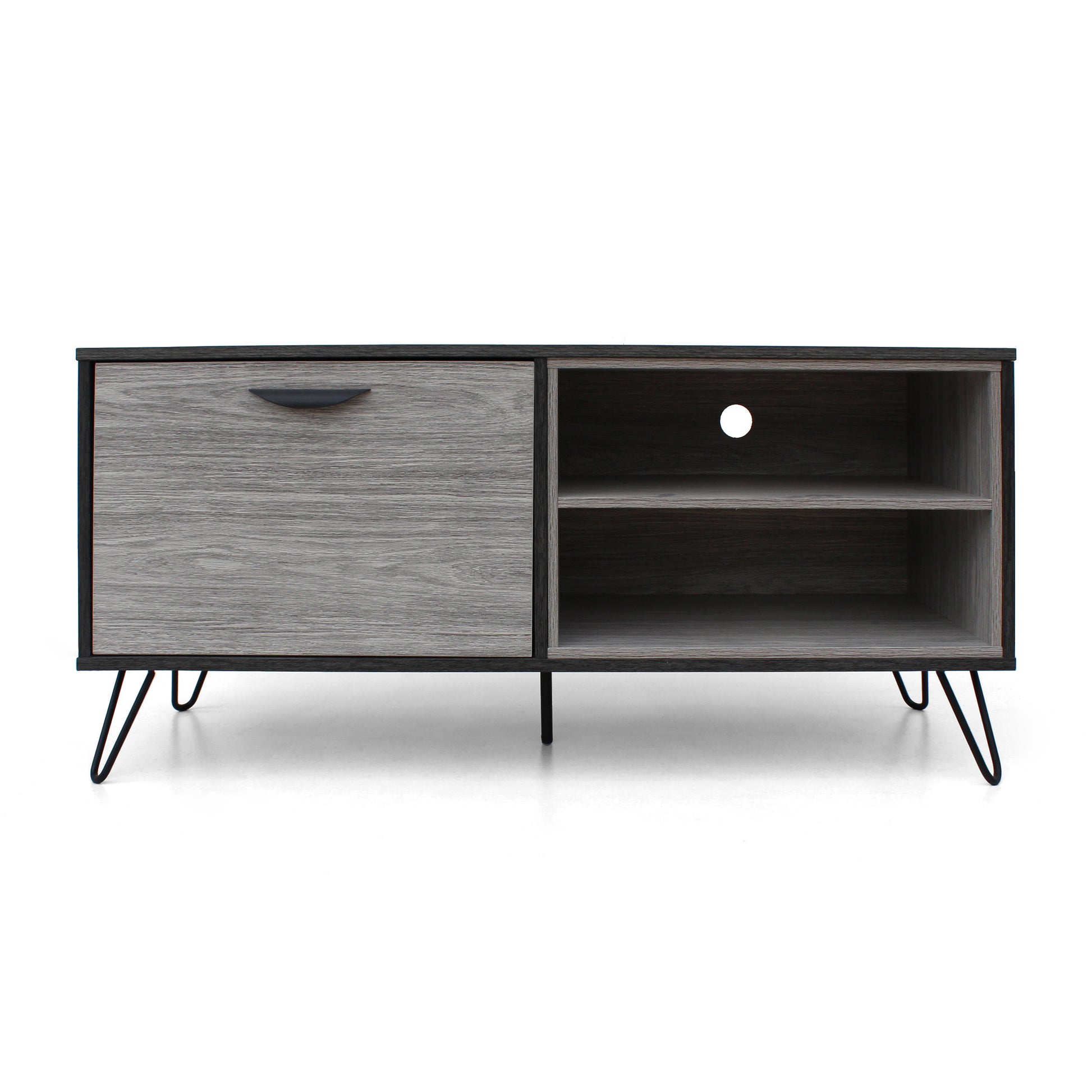 Tv Cabinet Grey 39 Inches Or Less Particle Board