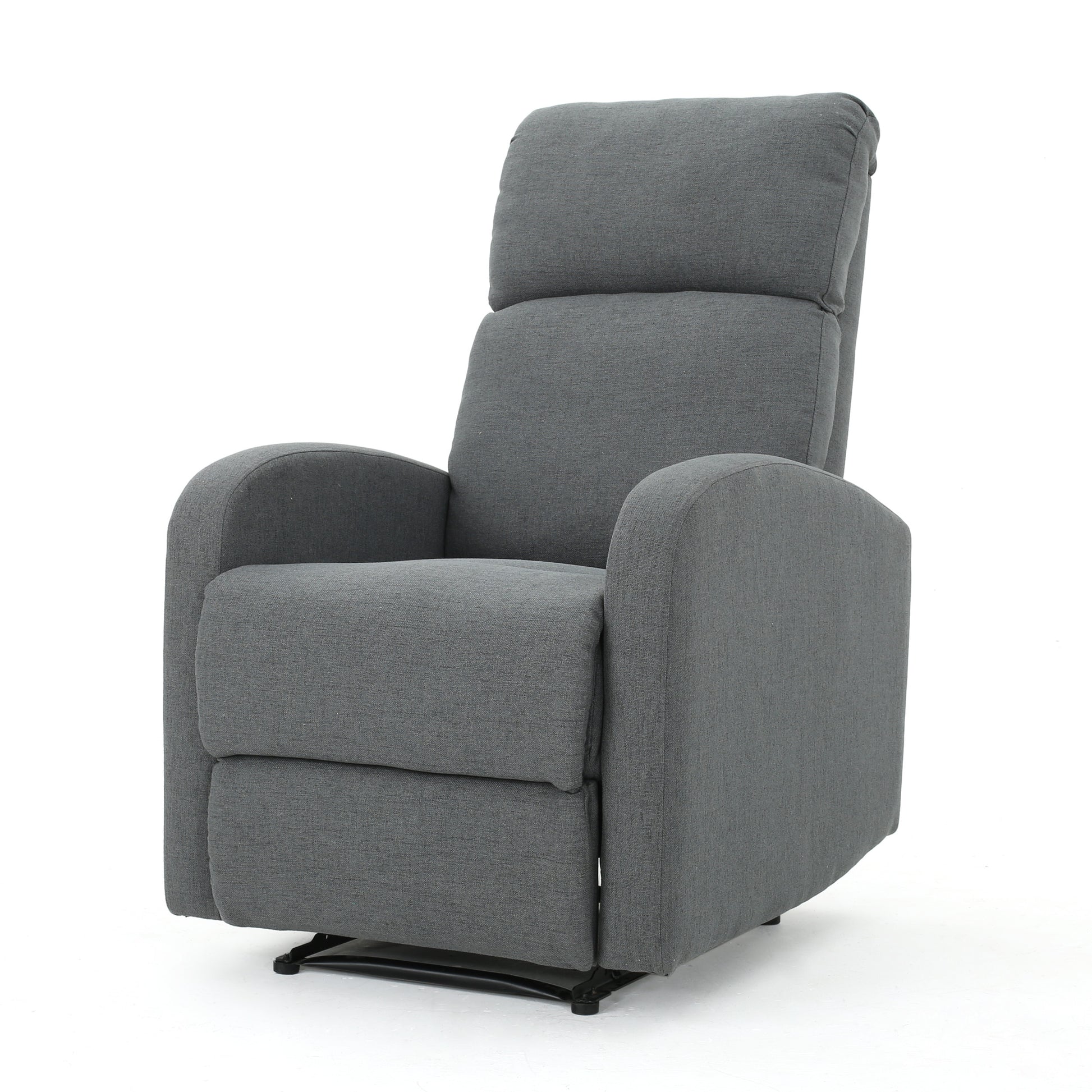 25.5" Wide Manual Standard Recliner Grey Polyester