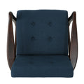 Club Chair Navy Blue Fabric