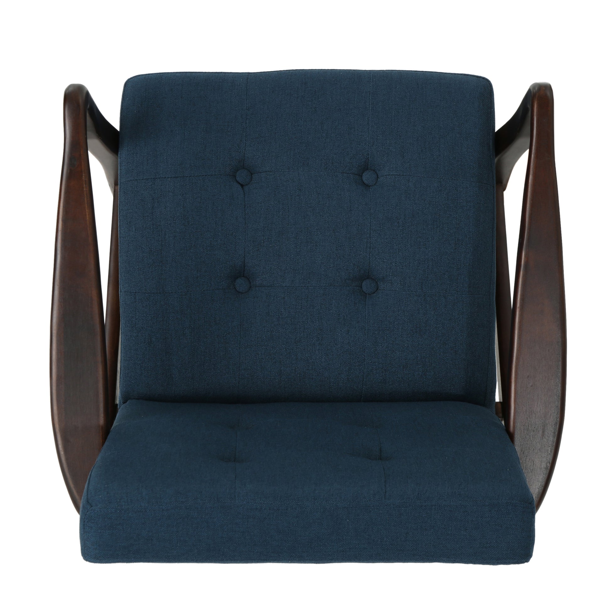 Club Chair Navy Blue Fabric