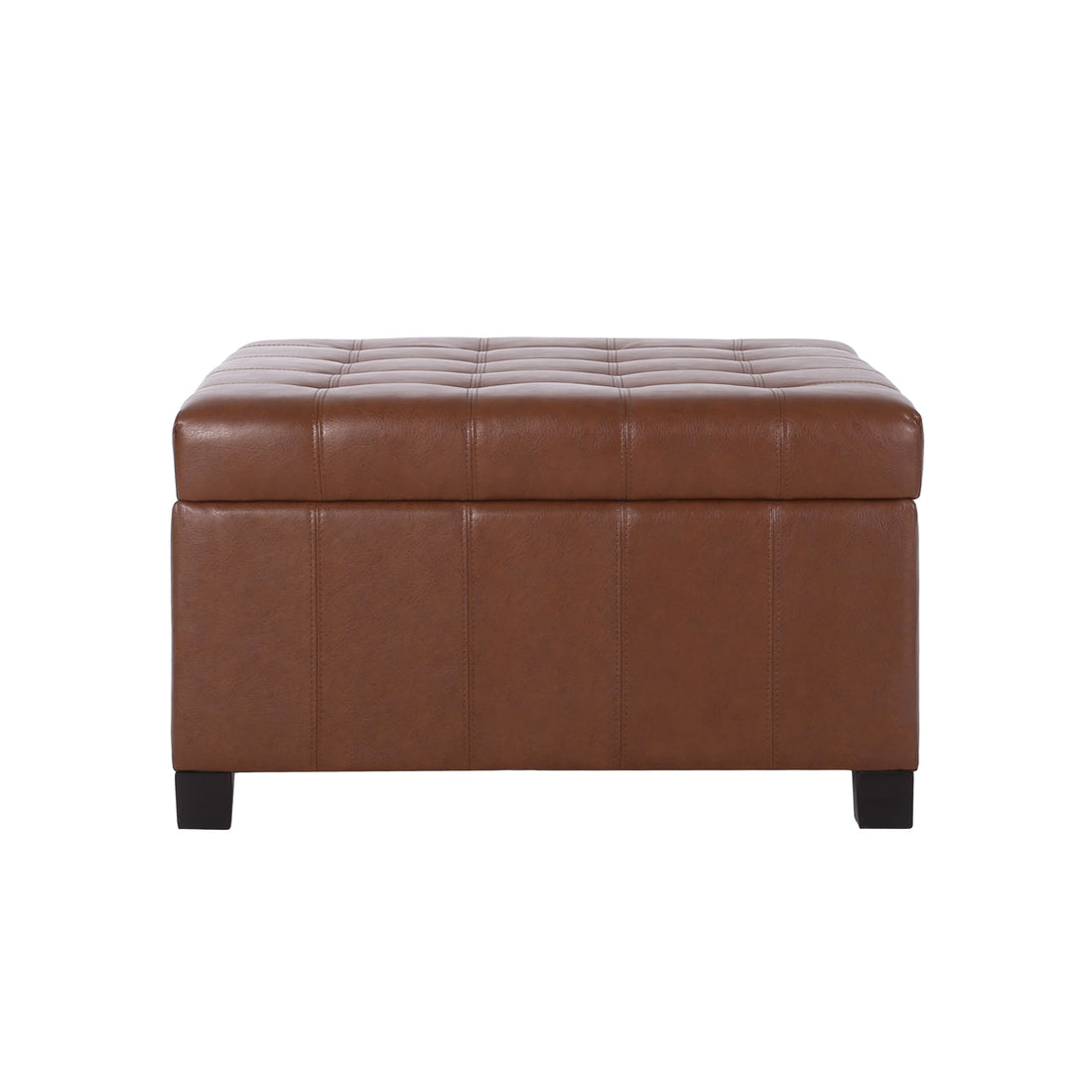 Isabella Ottoman Light Brown Pu