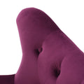 Arm Chair Fuchsia Velvet