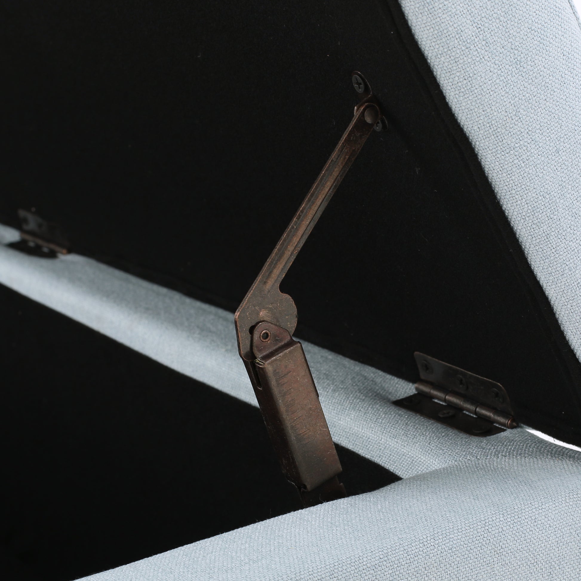 Storage Ottoman Natural Fabric