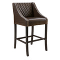 Eaton Barstool Chocolate Leather