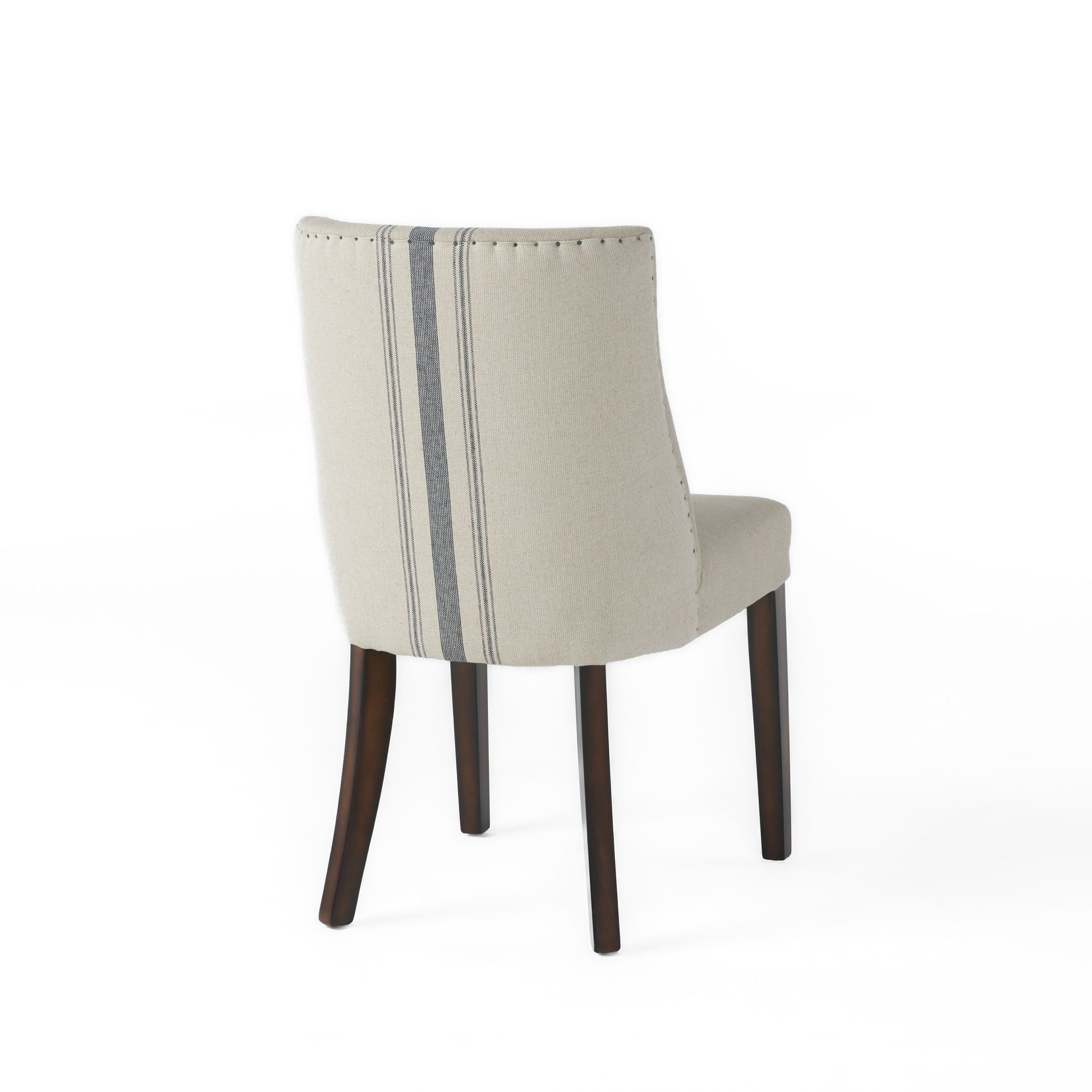 Dining Chair Beige Fabric