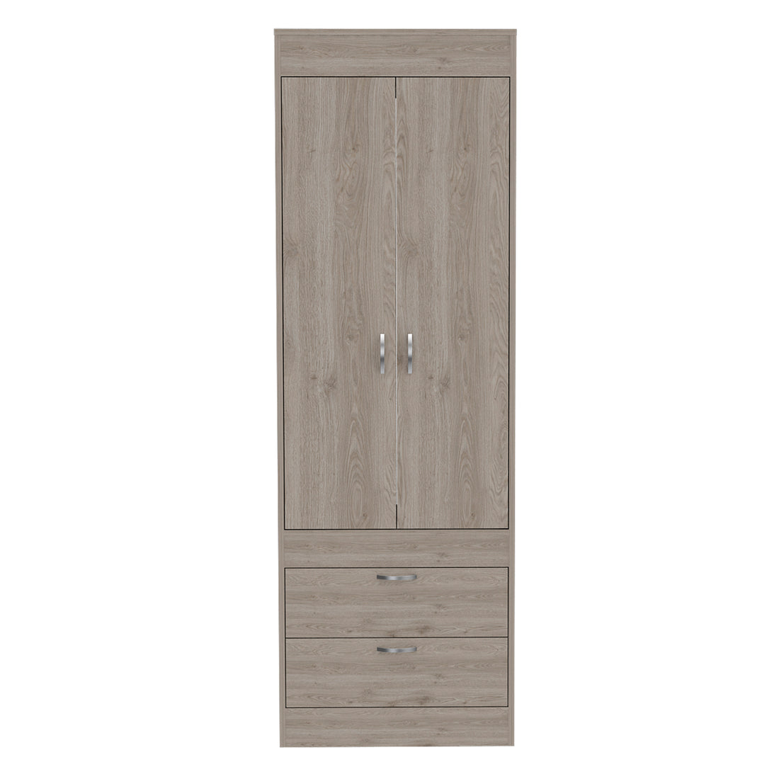 Armoire Tarento, Bedroom, Light Gray Light Gray Particle Board Engineered Wood