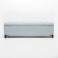 Storage Ottoman Natural Fabric