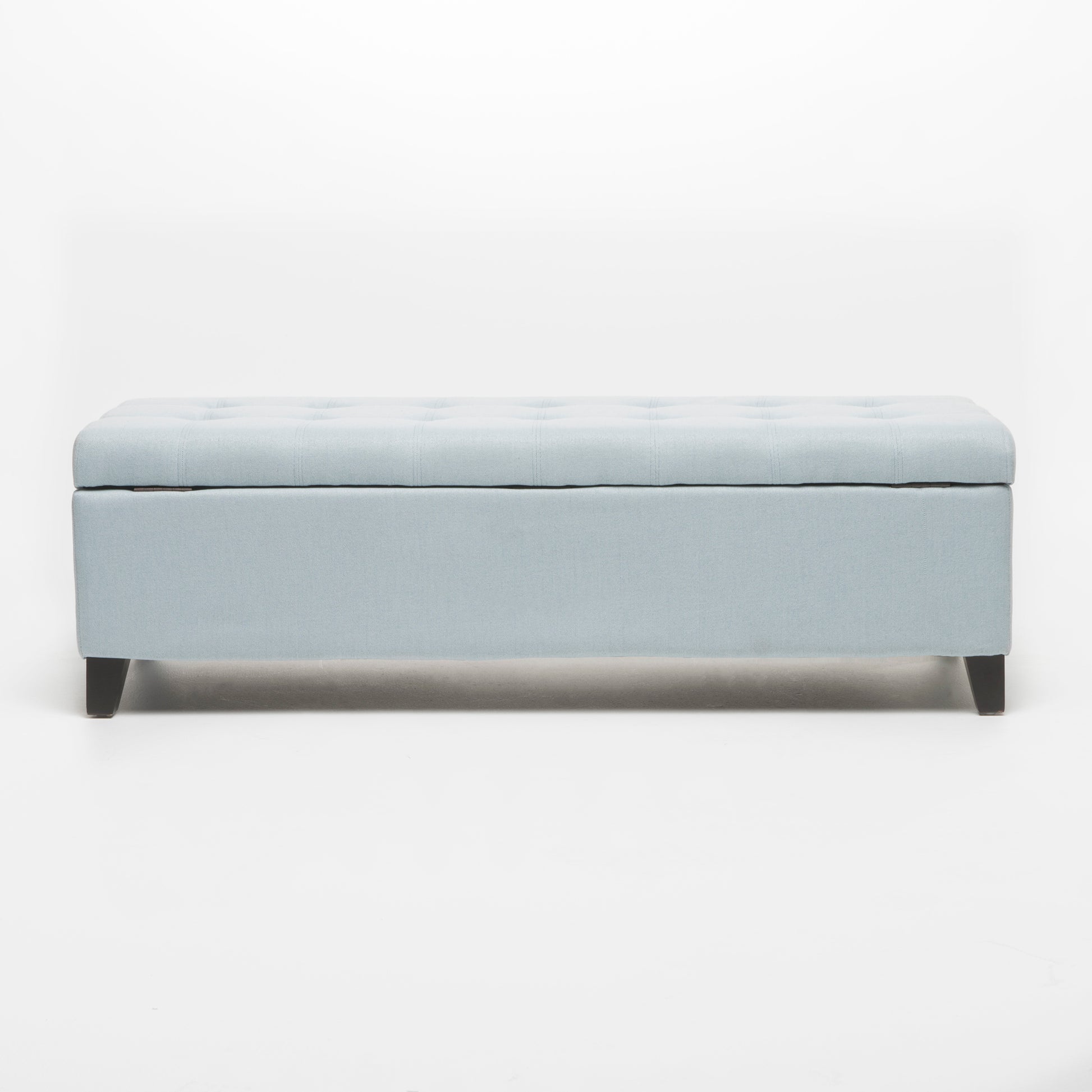 Storage Ottoman Natural Fabric