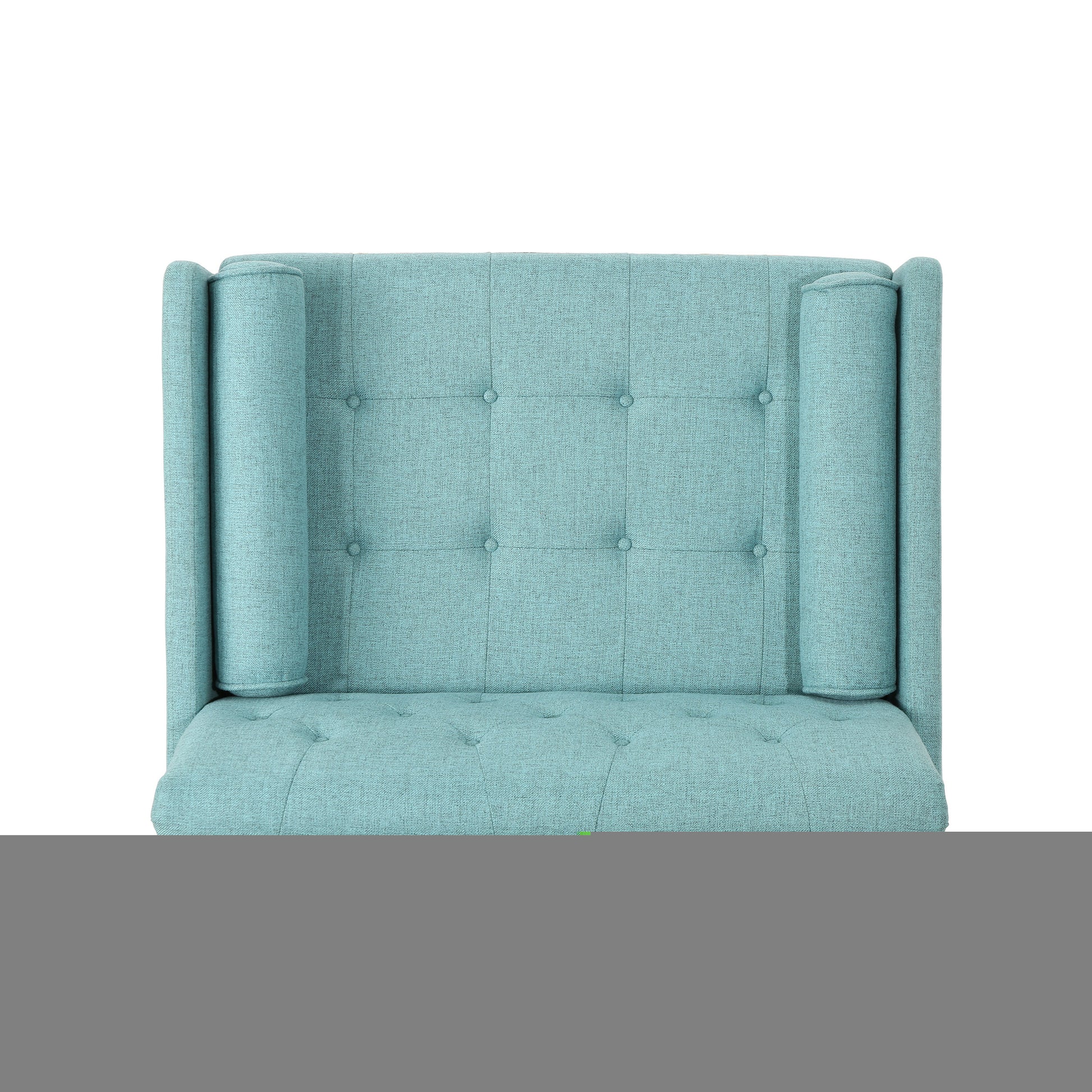 Club Chair Blue Fabric