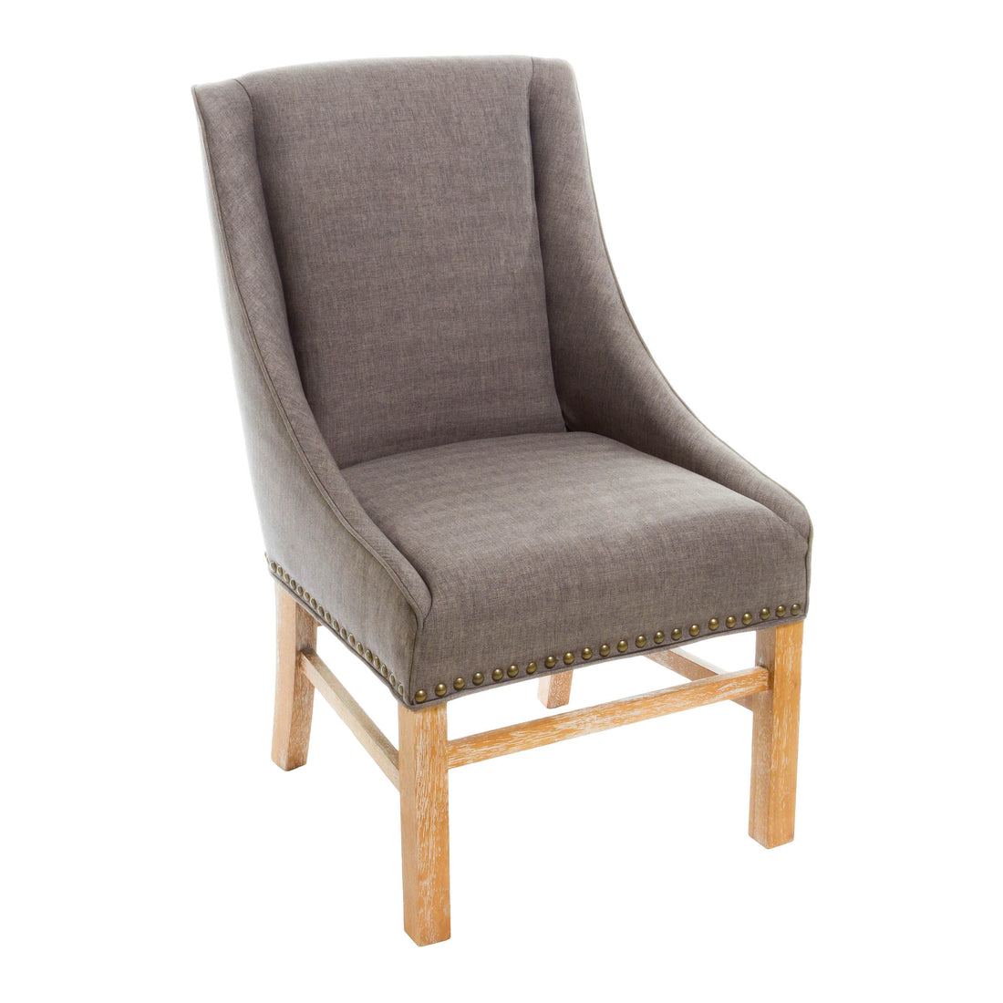 Worthington Dining Chair With Kd Version Silver Fabric