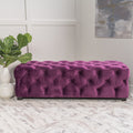 Ottoman Fuchsia Velvet