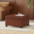 Isabella Ottoman Light Brown Pu