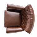 Franklin Kd Club Chair Chestnut Leather