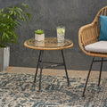 Orlando Side Table Light Brown Rattan