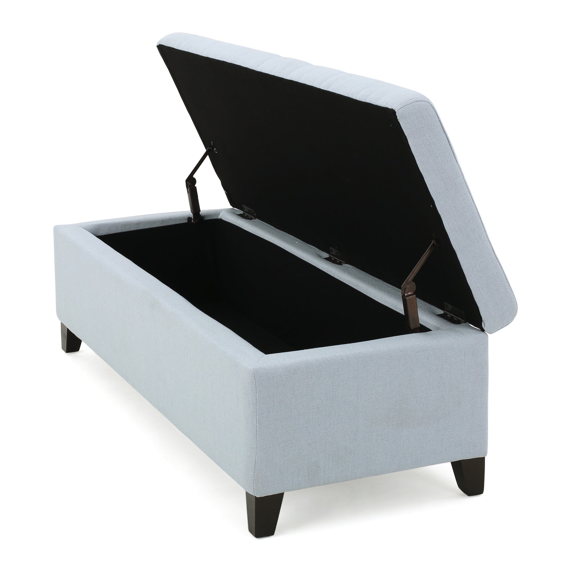 Storage Ottoman Natural Fabric