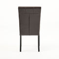 Badin Kd Dining Chair Chocolate Pu Leather