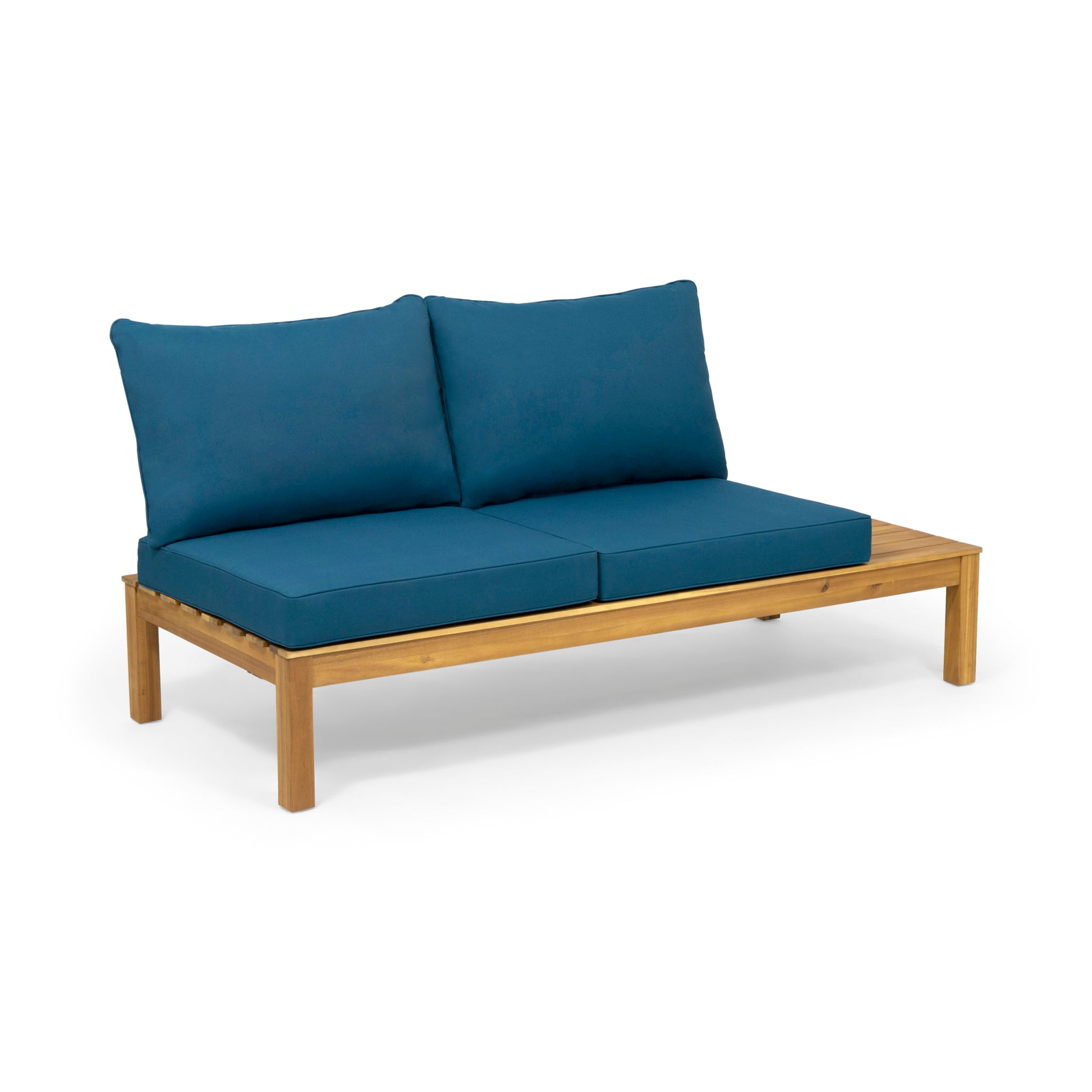 Arlington 2 Seater Sofa Right Side, Teal Teal Fabric