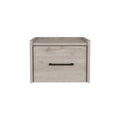 Floating Nightstand Calion, Bedroom, Light Gray Light Gray Particle Board Engineered Wood