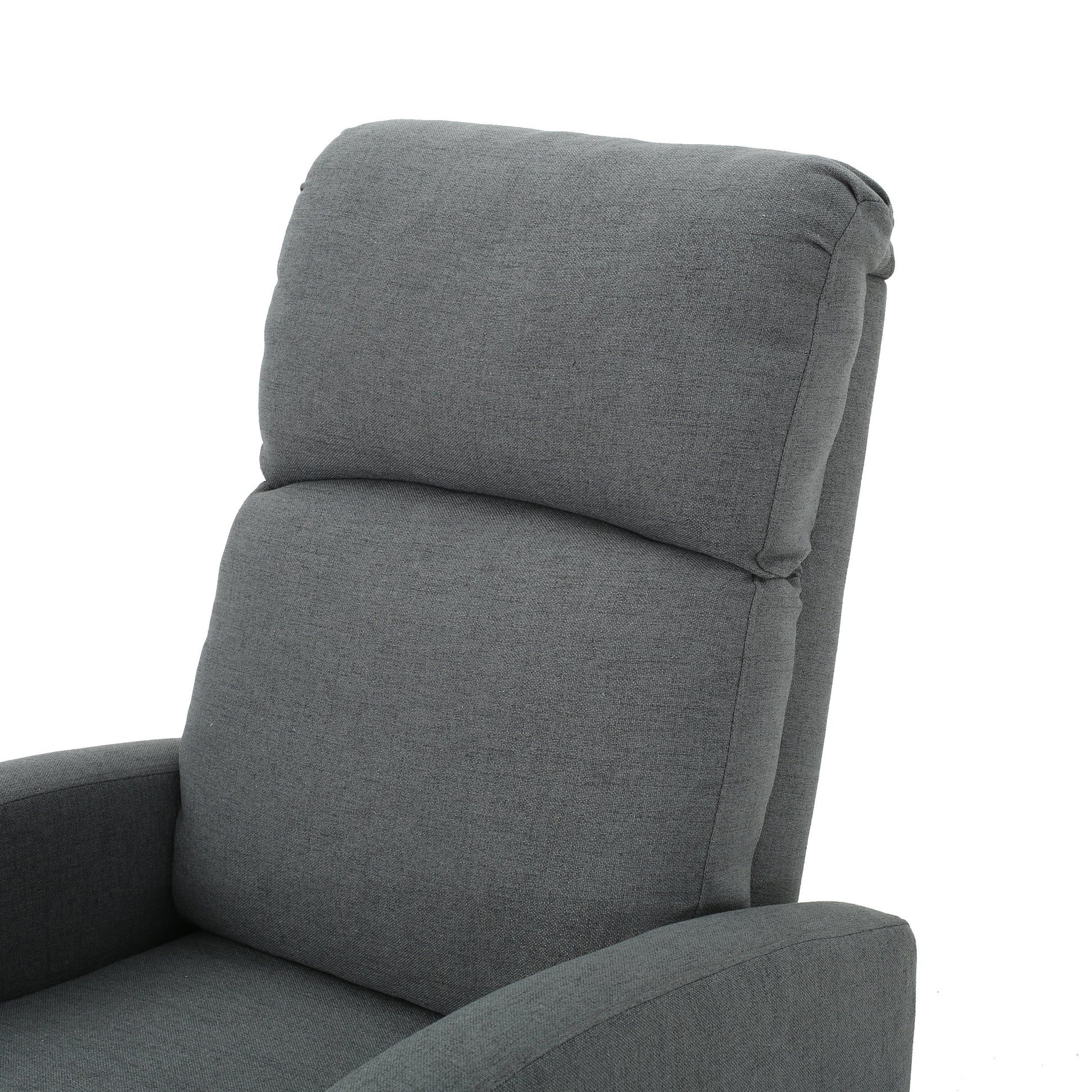 25.5" Wide Manual Standard Recliner Grey Polyester