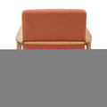 Club Chair Orange Fabric