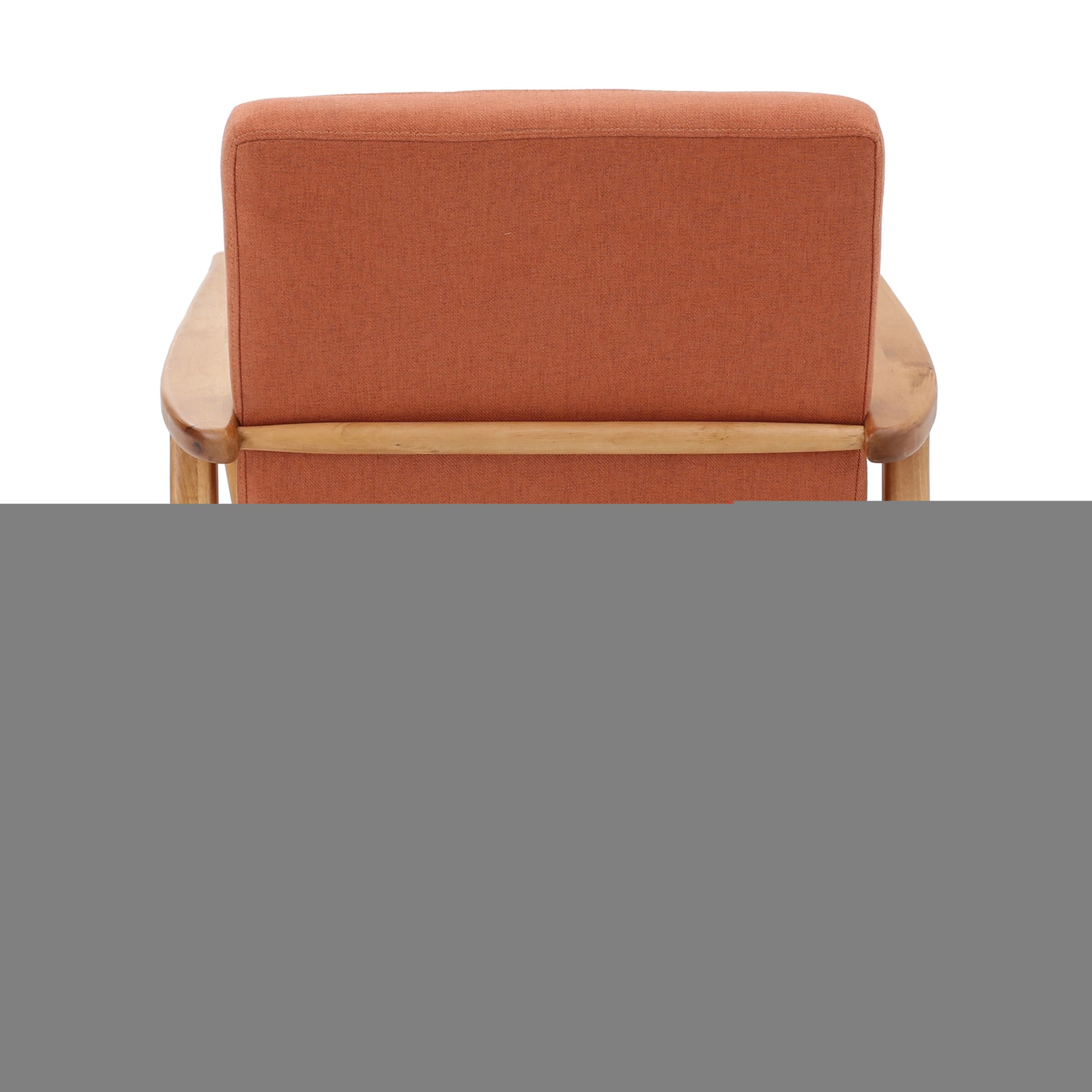 Club Chair Orange Fabric