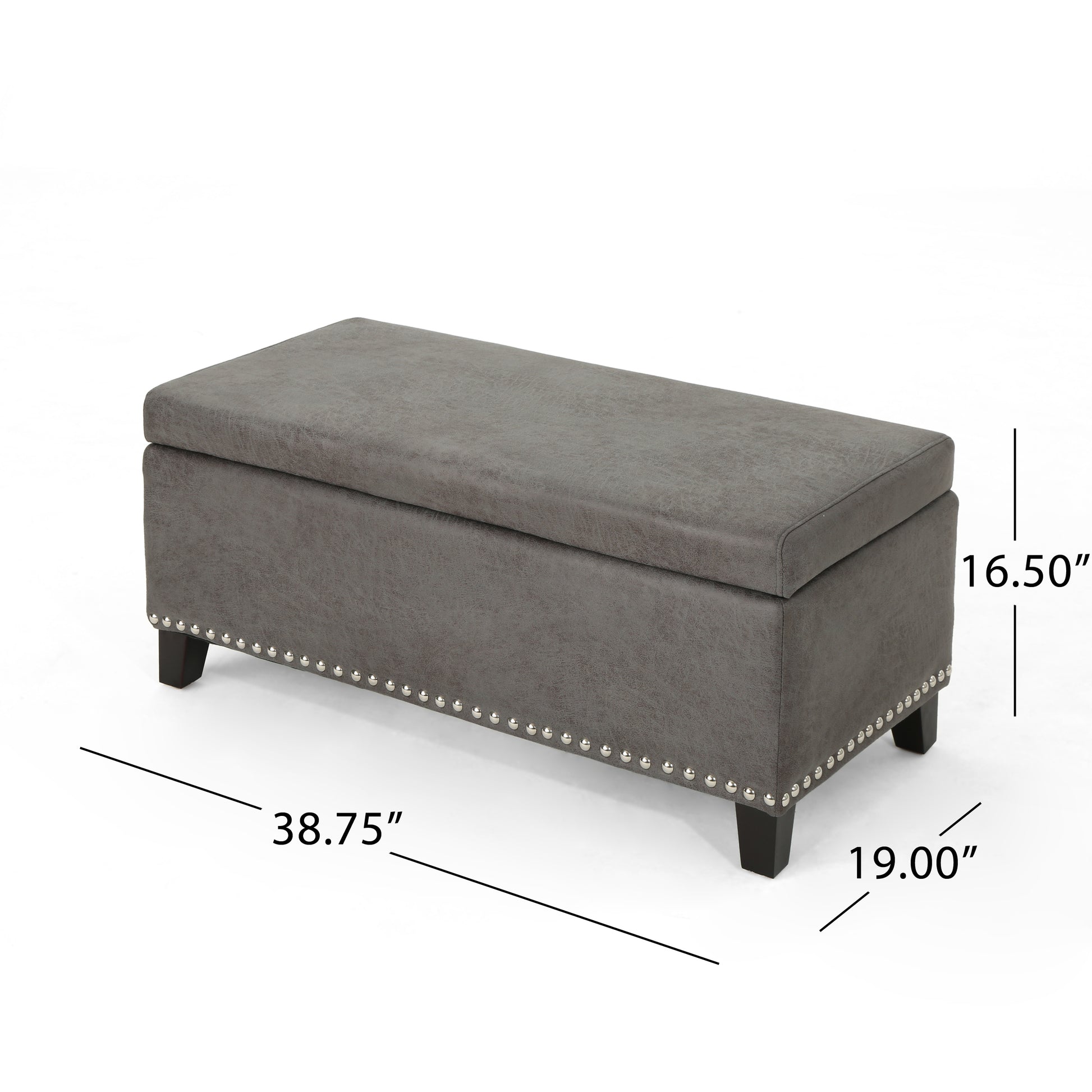 Ottoman Slate Microfiber