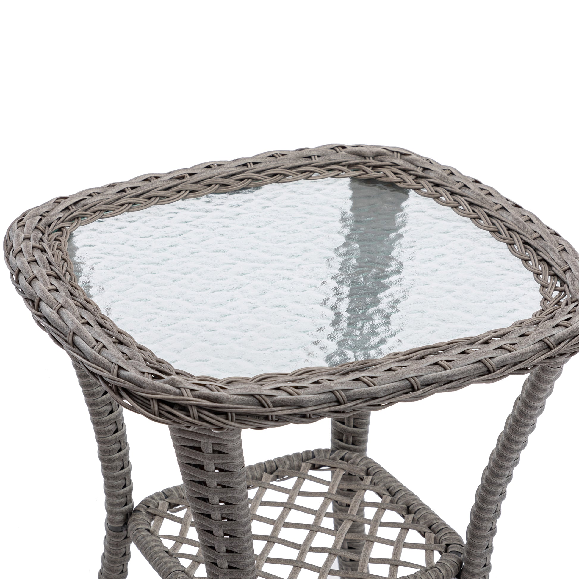 3 Pieces Outdoor Swivel Rocker Patio Chairs, 360 Degree Rocking Patio Conversation Set With Thickened Cushions And Glass Coffee Table For Backyard, Navy Blue Navy Blue Steel