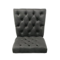 Dining Chair Charcoal Pu Leather