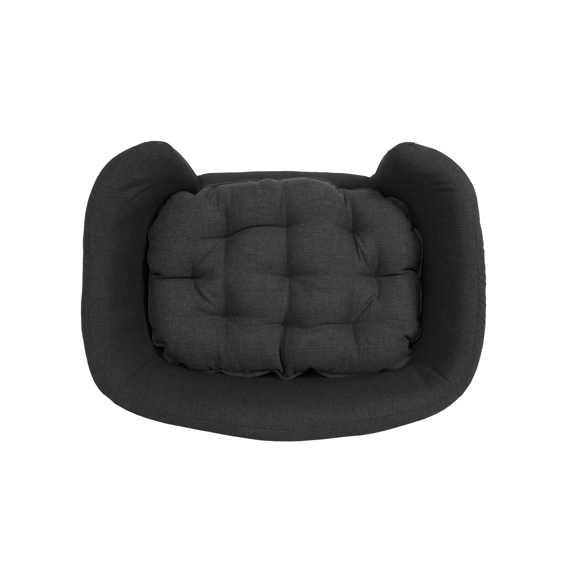 Dog Bed Dark Gray Fabric