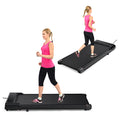 Walking Pad 300 Lb Capacity, Desk Treadmill For Home Office, Protable Treadmill Under Desk, Walking Treadmills For Home,0.6 To 3.8 Mph Portable Treadmill Indoor Fitness Black Without Portable Office American Design Gym Abs Abs Steel Q235