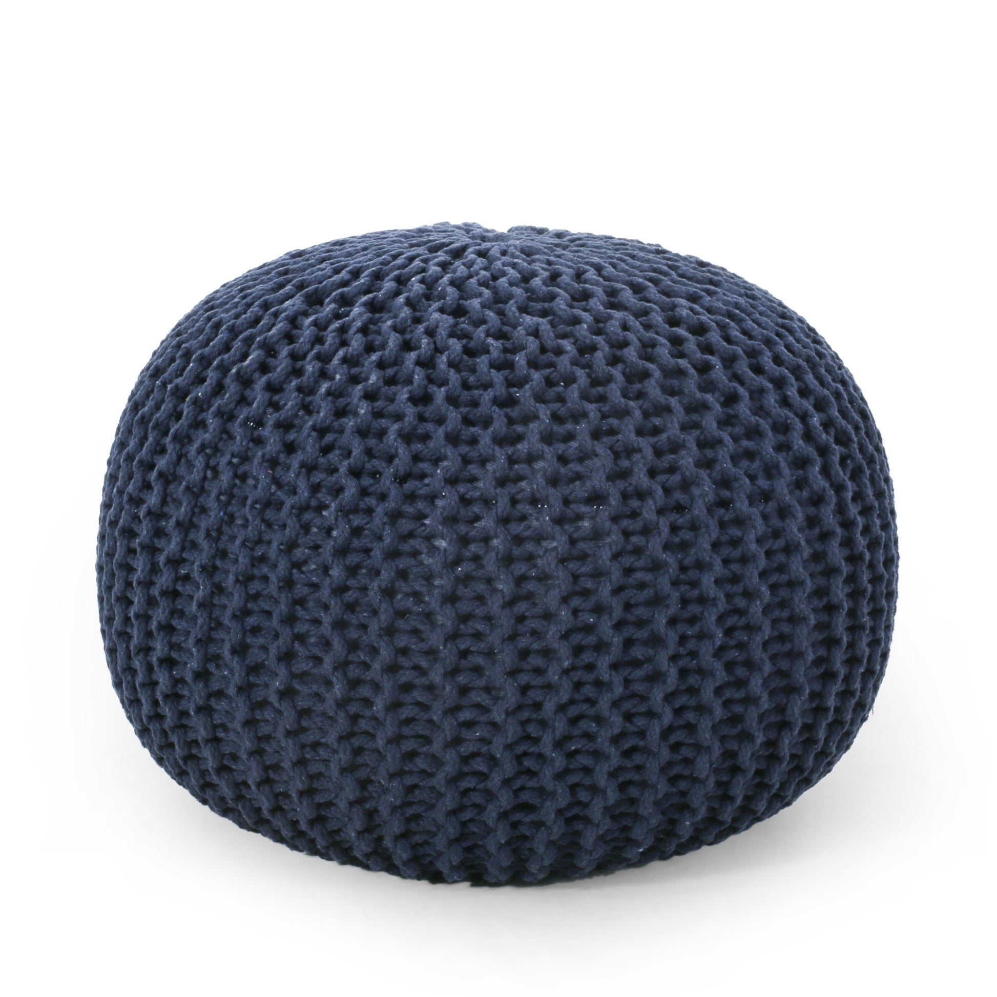 Moro Pouf Navy Cotton