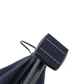 10Ft Solar Led Offset Hanging Market Patio Umbrella Navy Blue No Navy Blue Garden & Outdoor Steel