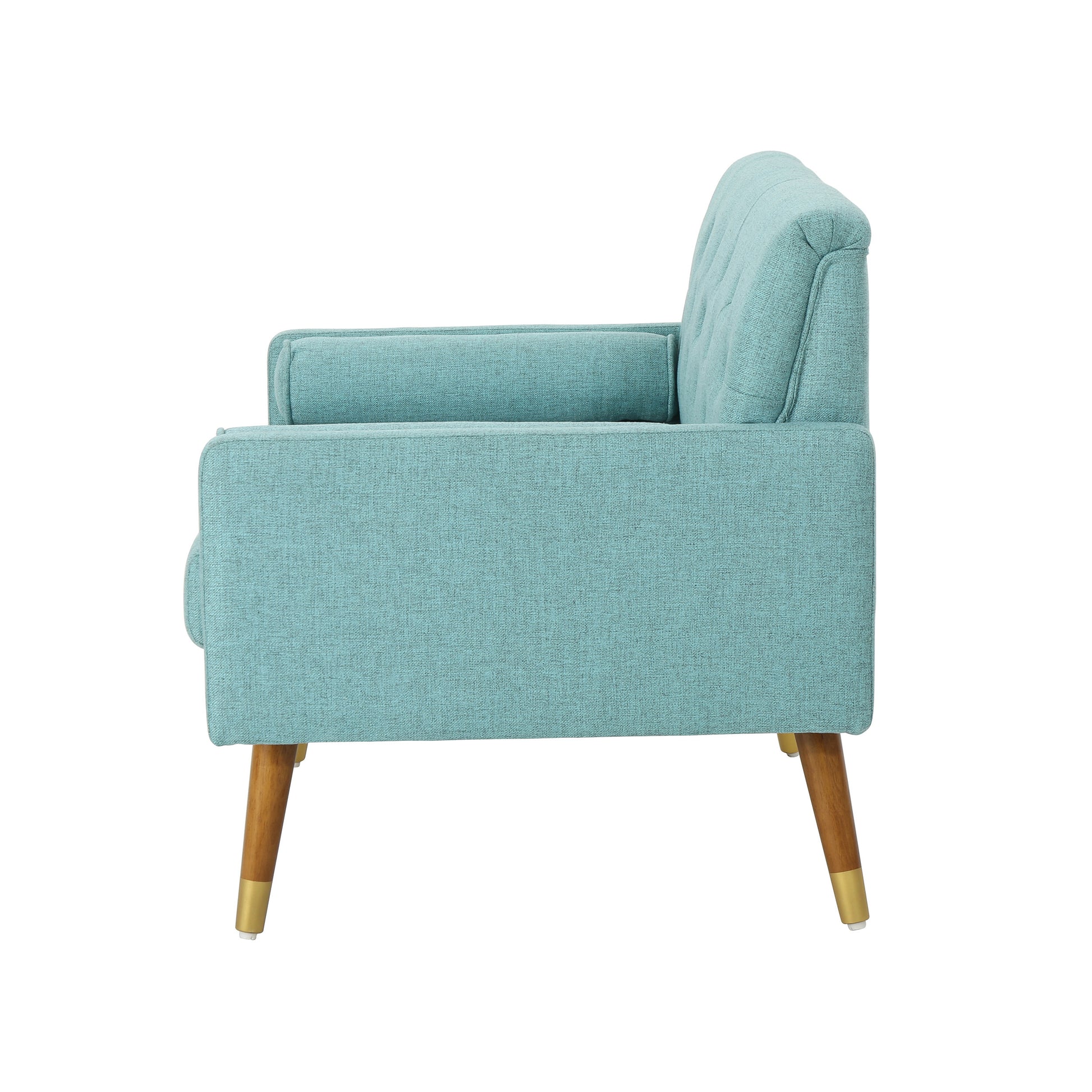 Club Chair Blue Fabric