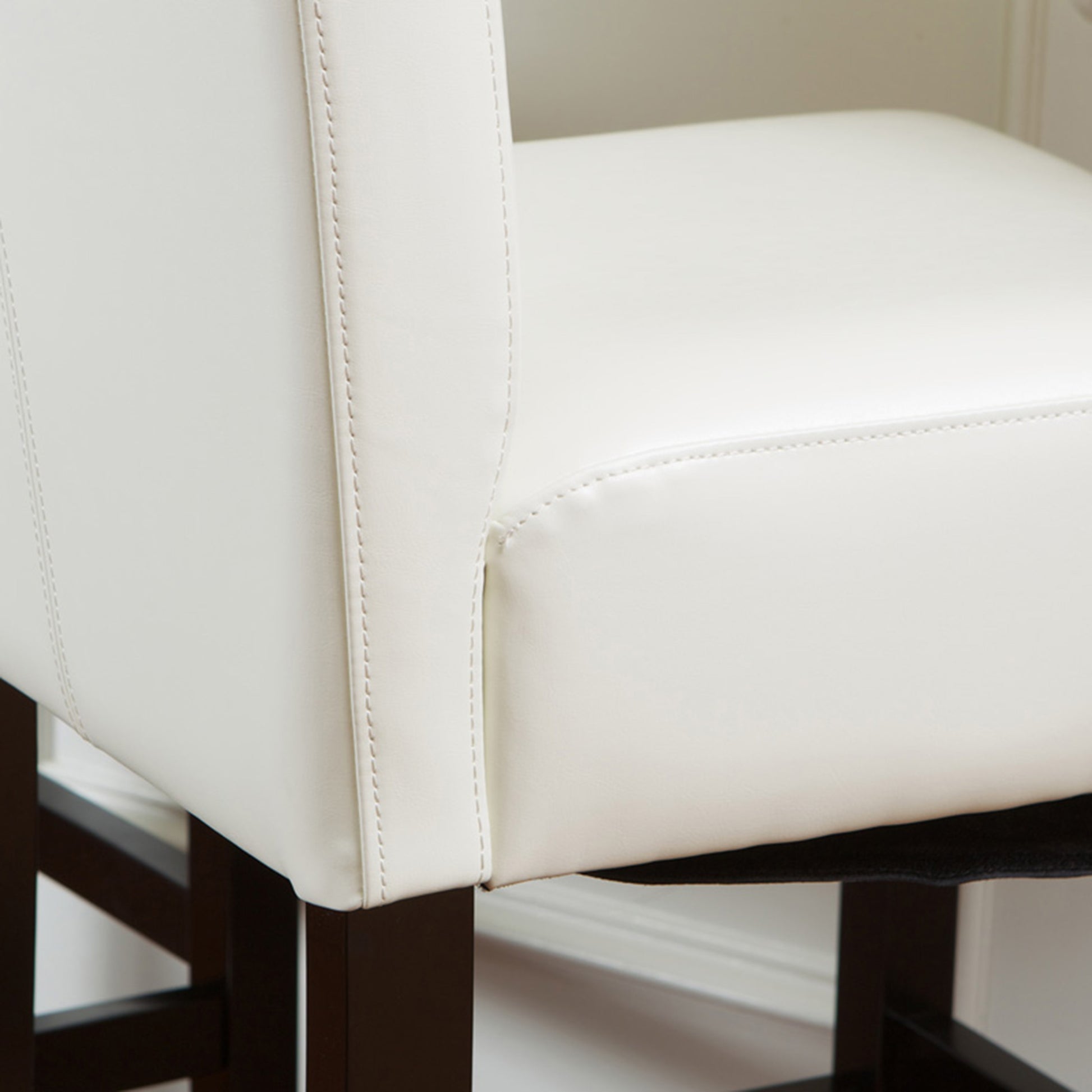 Zuma Kd Counter Stool Ivory Leather