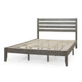 Queen Bed Grey Acacia Wood