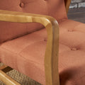 Club Chair Orange Fabric
