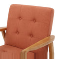 Club Chair Orange Fabric