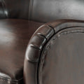 Quentin Sofa Chair Brown Pu