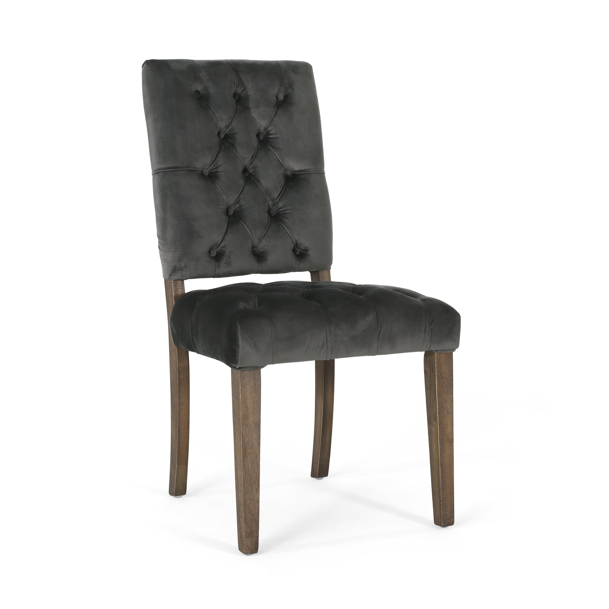 Dining Chair Charcoal Pu Leather