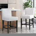 Zuma Kd Counter Stool Ivory Leather